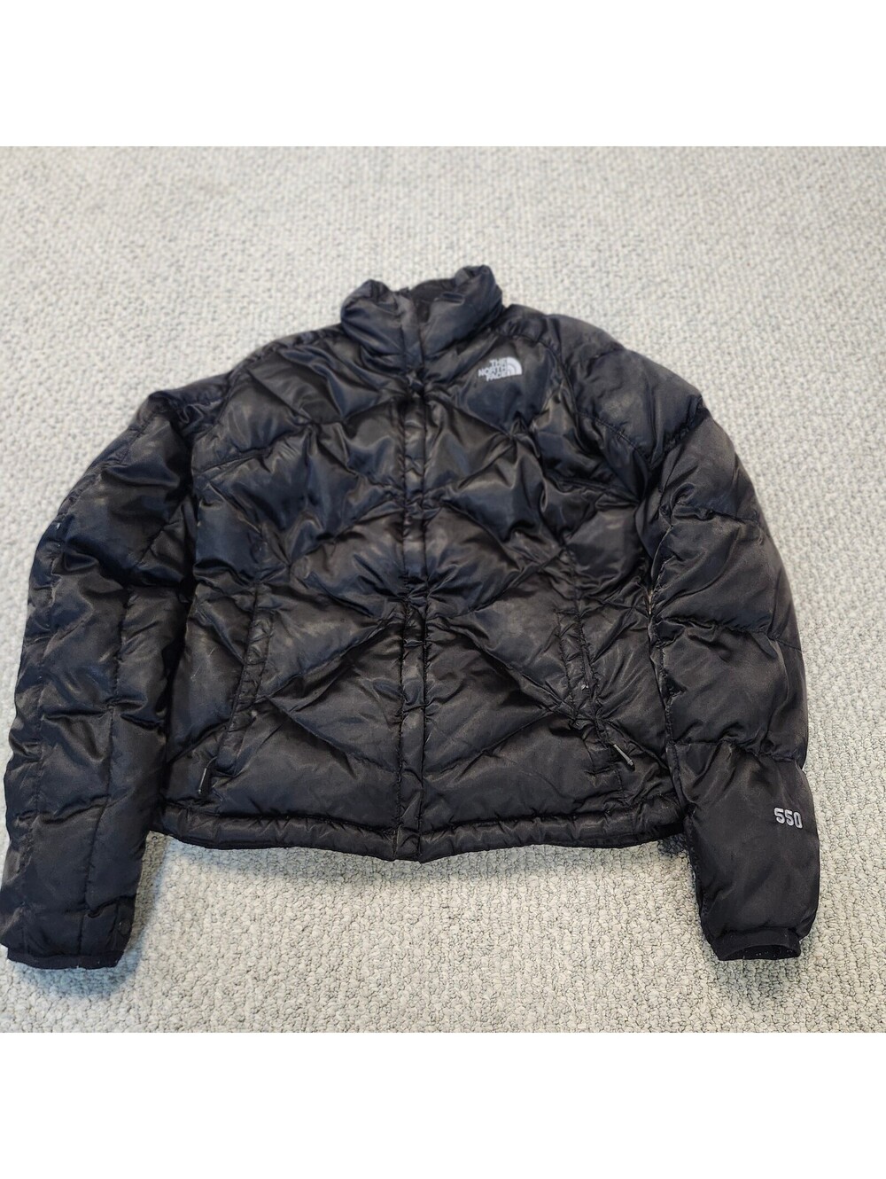 The North Face Women's Black 550 Insulated Puffer Jacket Medium
